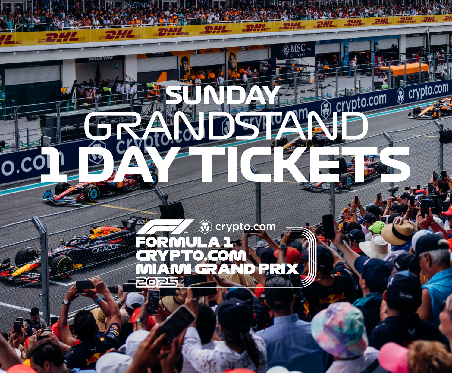 2025 Formula 1 Miami Grand Prix Sunday Grandstands